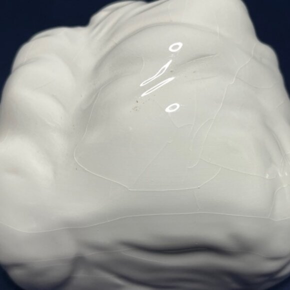 White Ceramic Hanging Angel Head w/Wings 11"(W)x7"(H) - Picture 11 of 15